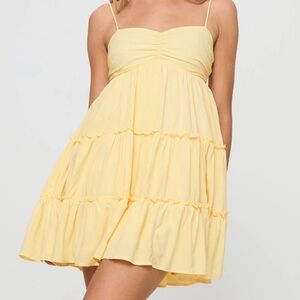 Princess Polly Yellow Mini Dress